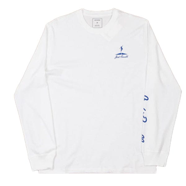 CONVERSE SKATEBOARDING LONGSLEEVE TEE S CONVERSE JACK PURCELL L/S TEE - WHITE