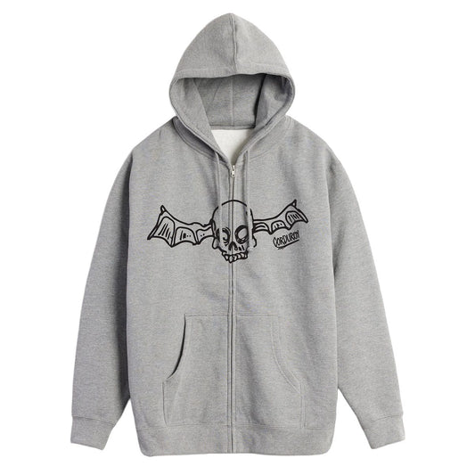 CORDUROY HEADWARE HOODIE Corduroy FOS Zip-Up Hoodie - Heather Grey