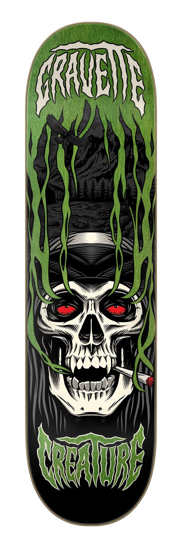 Creature DECK 8.3 Creature Gravette Hippie Skull IV Deck - 8.3