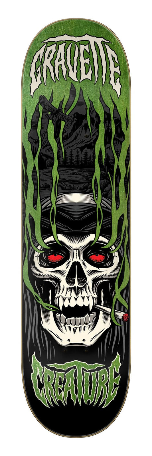 Creature DECK 8.3 Creature Gravette Hippie Skull IV Deck - 8.3