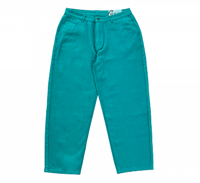 Damage Ltd PANTS Damage Ltd Orange Tab Jeans - Teal