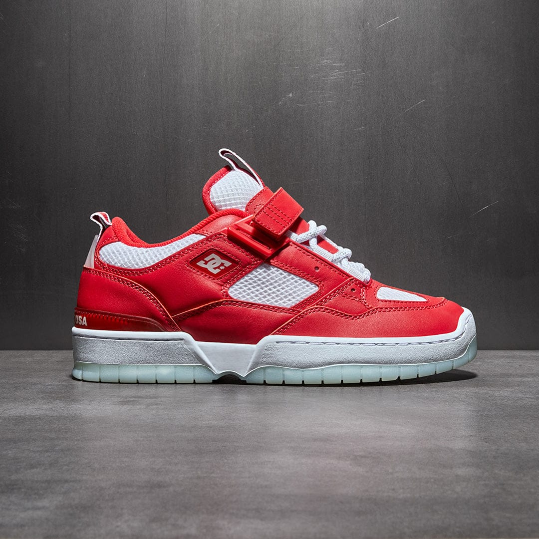 DC JS 1 - Red White – Holistic Skateshop