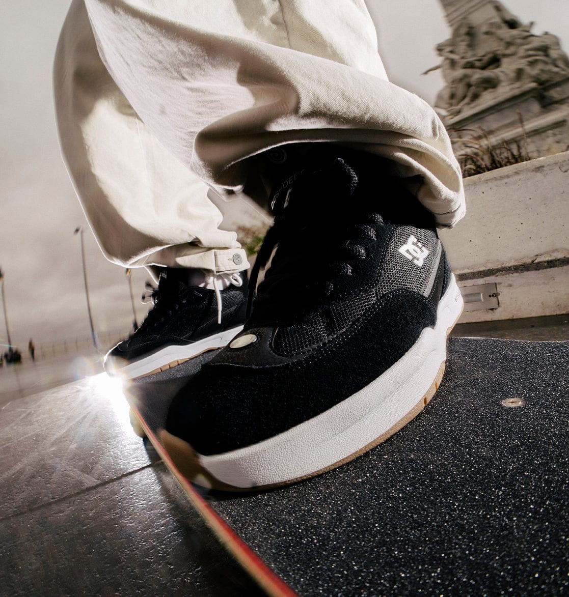 DC SHOES SHOE DC DC JS 2 - Black White Gum