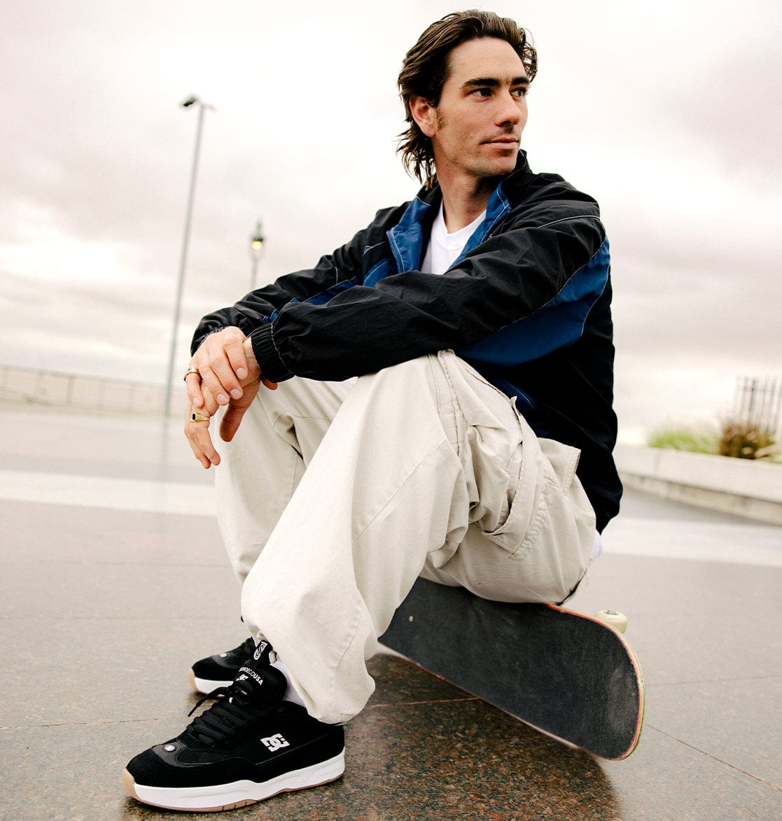 DC SHOES SHOE DC DC JS 2 - Black White Gum
