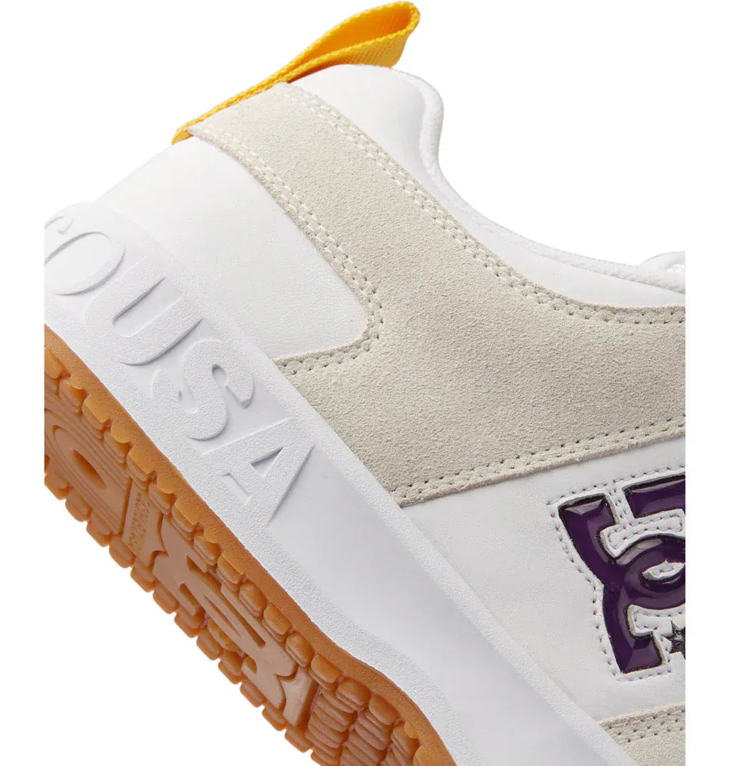 DC SHOES SHOE DC DC Lynx OG - (Lakers) White Yellow