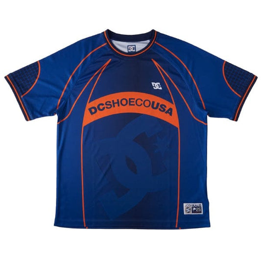 DC SHOES JERSEY L DC Supertour Jersey - Navy Orange