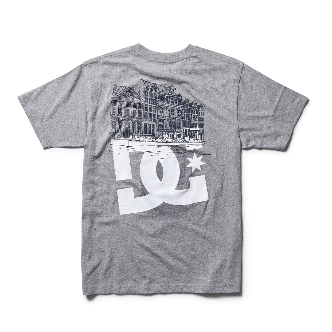 DC SHOES T-SHIRT XL DC x Ben G Amsterdam Tee - Heather Grey