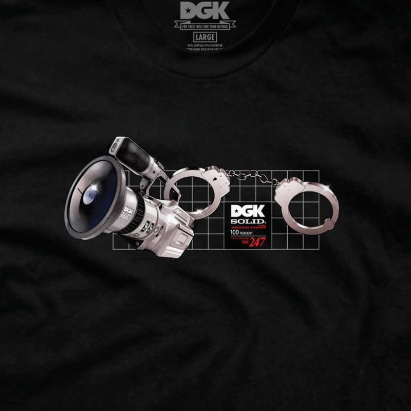 DGK T-SHIRT DGK Premium Vision Tee - Black