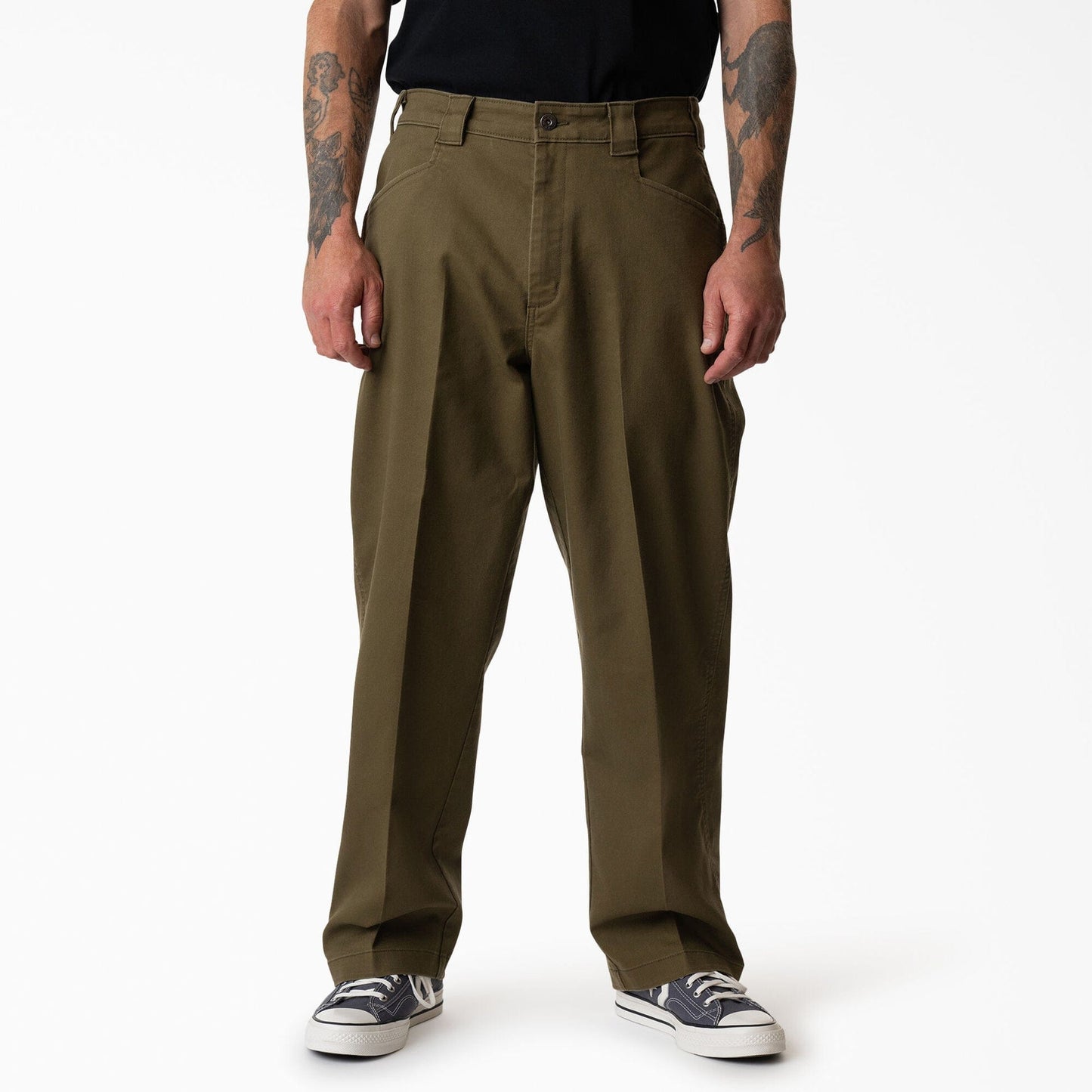 DICKIES PANTS 32 x 32 Dickies Skateboarding Mike Anderson Loose Fit Work Pants - Olive