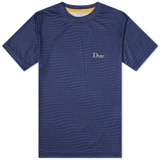 DIME MTL T-SHIRT XL Dime Warp Sports Athletic Tee - Blue
