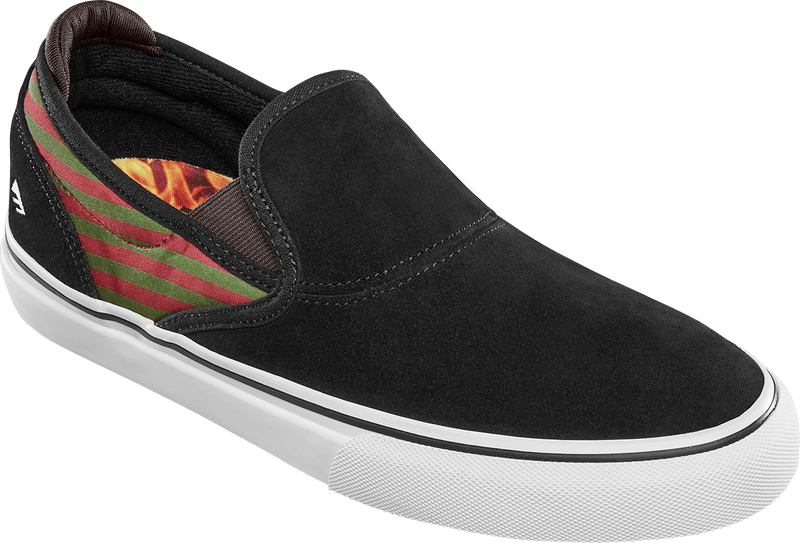 EMERICA SHOE EMERICA Emerica Wino G6 Slip On - (Hoban) Black Olive Red