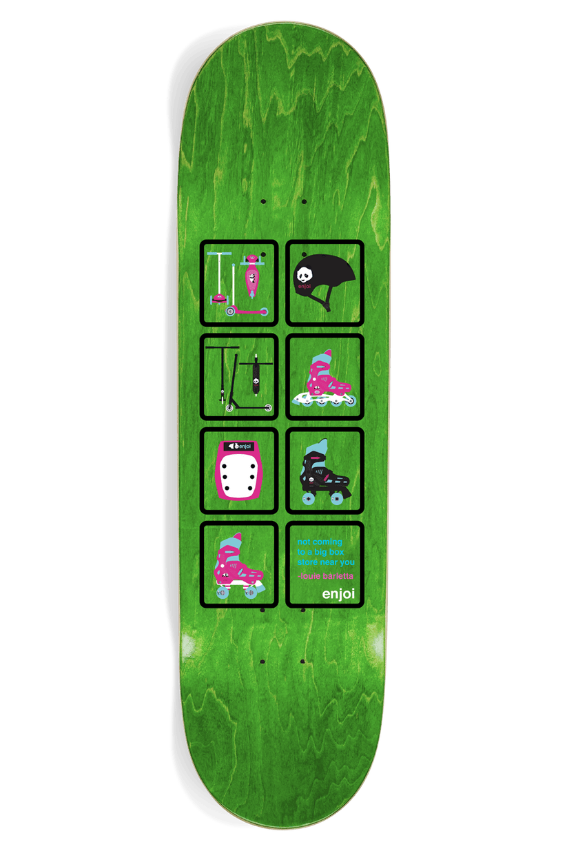 ENJOI SKATEBOARDS DECK 8.25 Enjoi Big Box Plastic Spectrum R7 Deck - 8.25