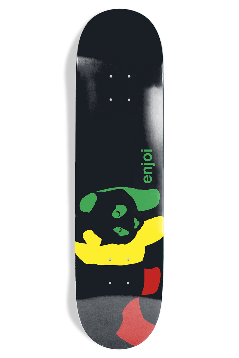 ENJOI SKATEBOARDS DECK 8.25 Enjoi Rasta Panda R7 Deck - 8.25