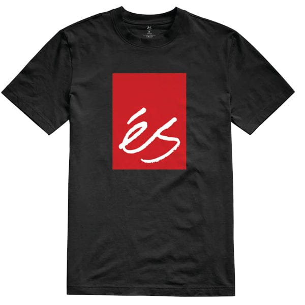ES T-SHIRT S ES MAIN BLOCK TEE - BLACK