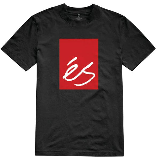 ES T-SHIRT S ES MAIN BLOCK TEE - BLACK