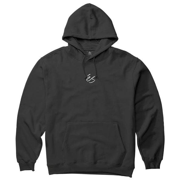 ES HOODIE ES MINI SCRIPT HOODIE - BLACK