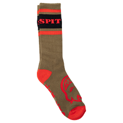 Spitfire Classic '87 Bighead Socks - Brown