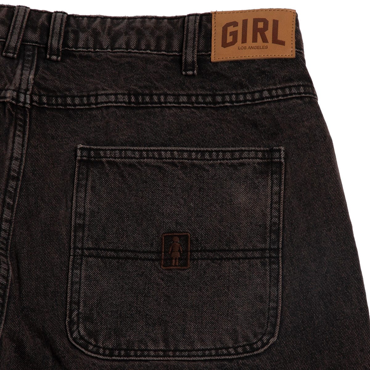 GIRL PANTS 34 Girl Jeans - Washed Brown