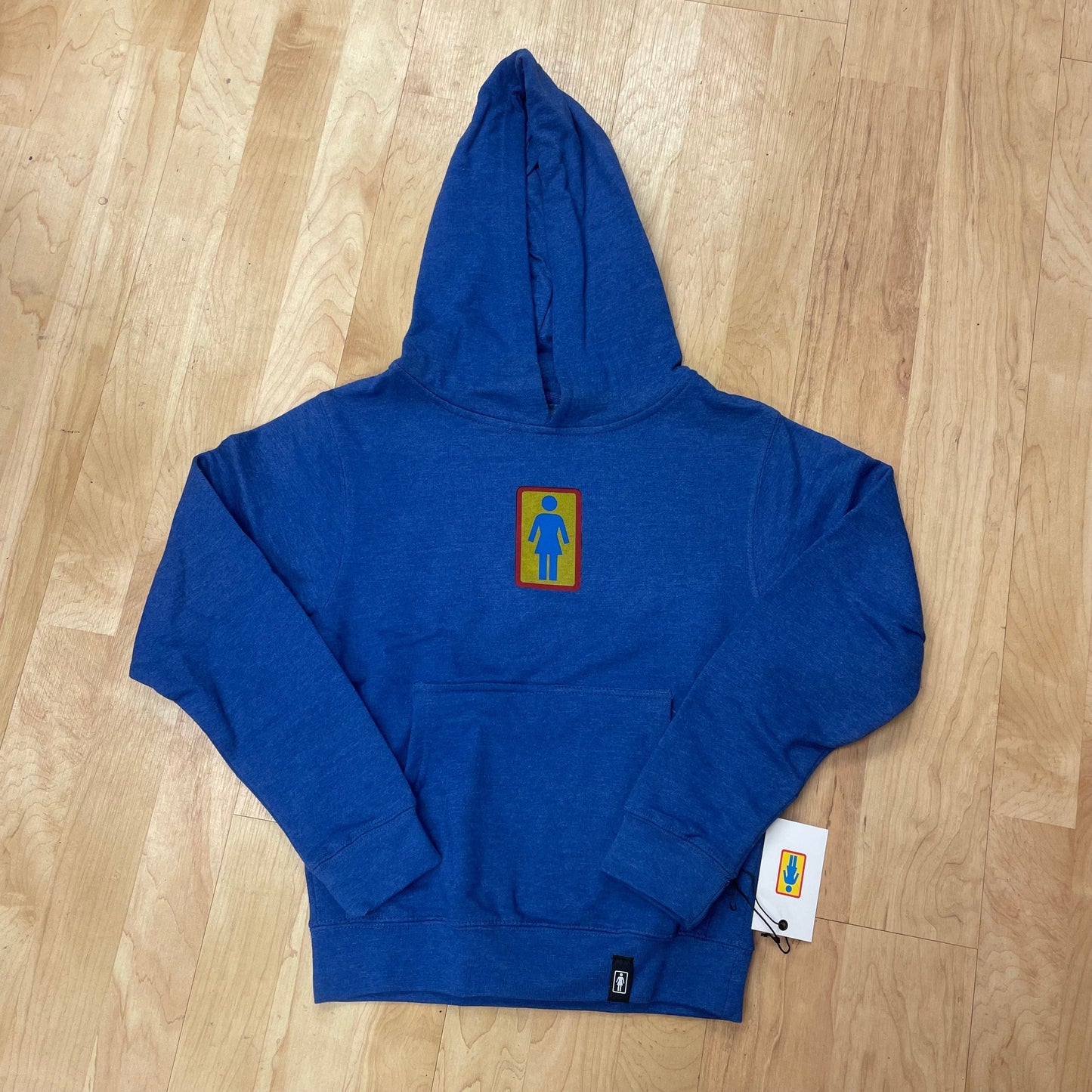 GIRL YOUTH HOODIE YS Girl Skateboards OG Logo Youth Hoodie - Royal