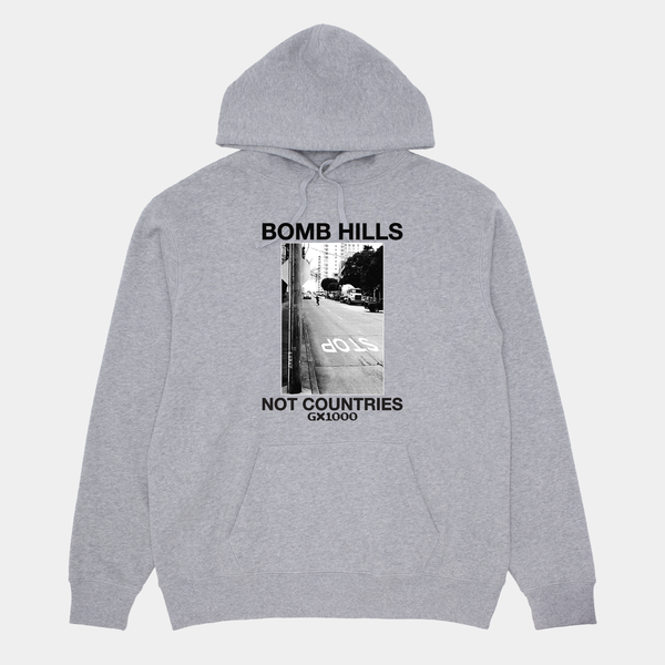 Gx1000 Bomb Hills Not Countries Hoodie - Grey