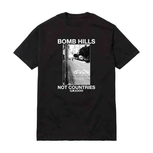 Gx1000 Bomb Hills Not Countries Tee - Black