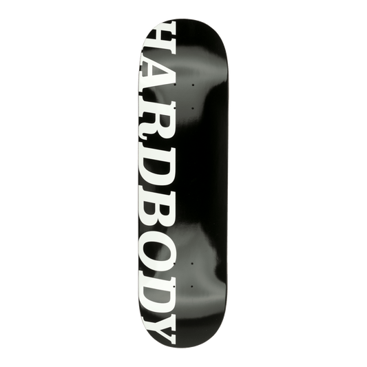 Hardbody DECK 8.3 Hardbody Logo Black White Deck - 8.3