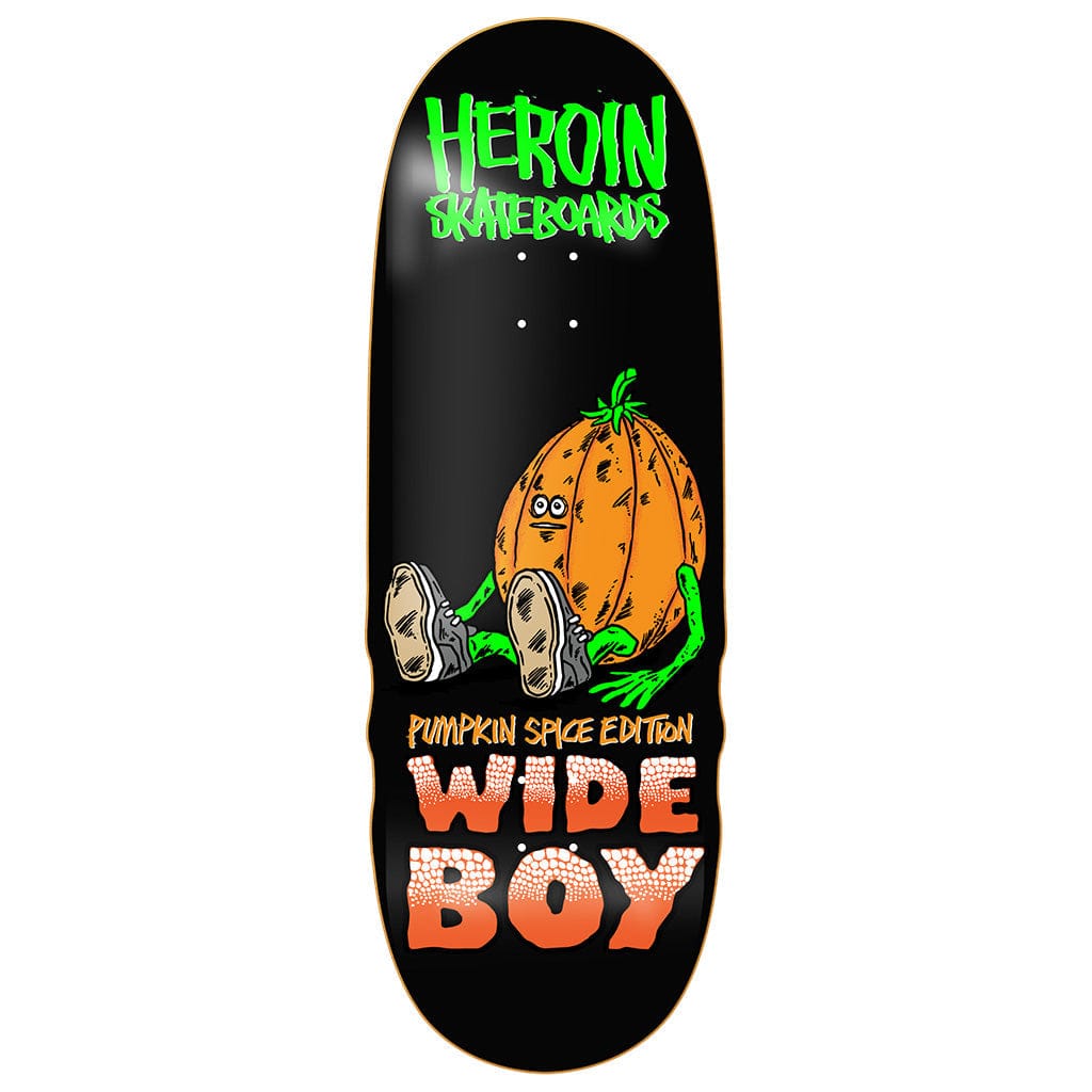 HEROIN DECK 10.75 Heroin Pumpkin Spice Wide Boy Deck - 10.75
