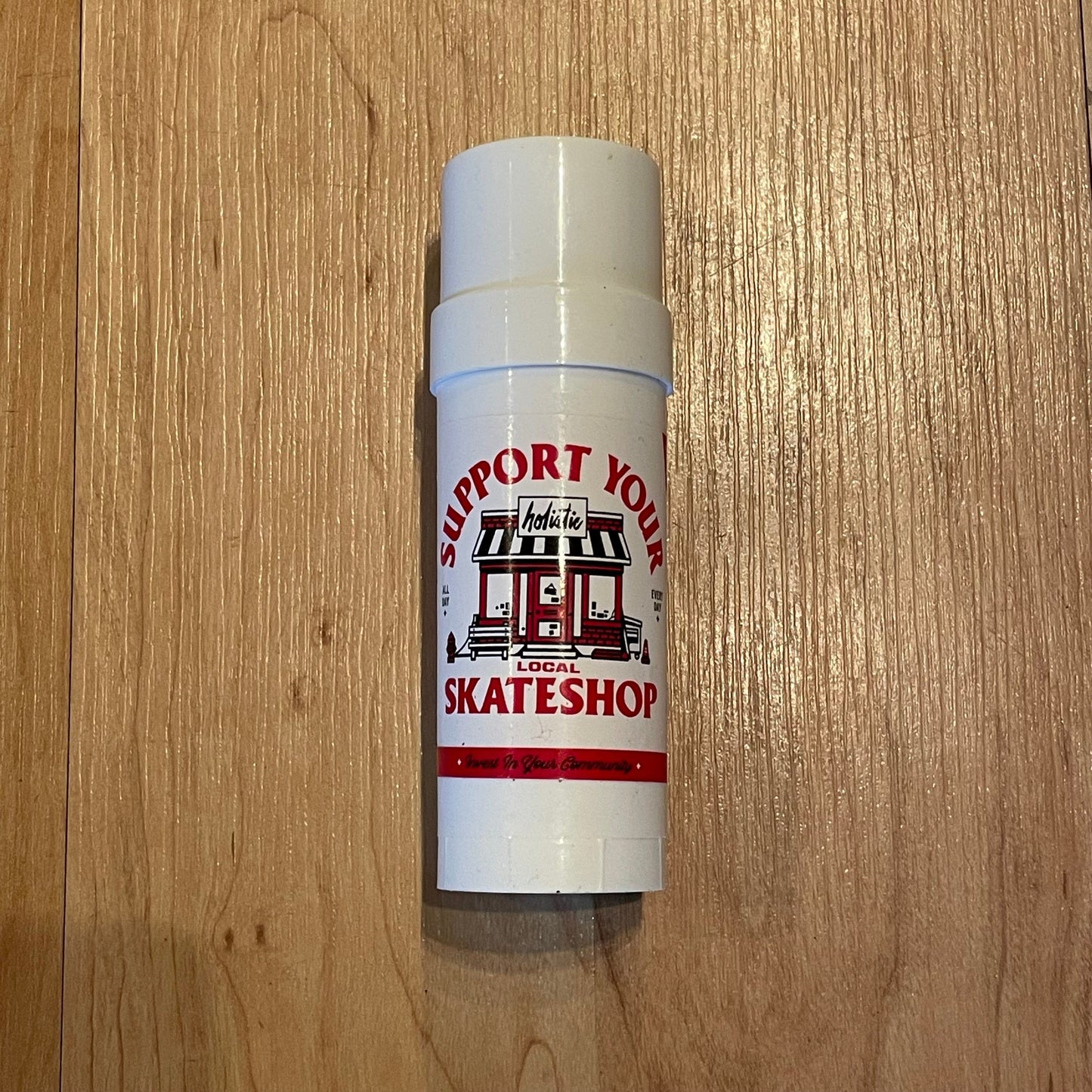 HOLISTIC CURB WAX Fullsend x Holistic SSD 2025 Skate Wax - Red