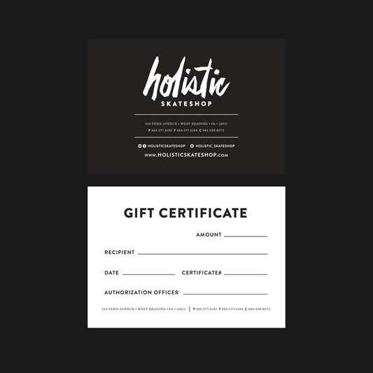 HOLISTIC GIFT CERTIFICATE HOLISTIC GIFT CERTIFICATE