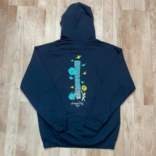 HOLISTIC HOODIE Holistic Mark Gonzales Deck Wall Hoodie - (Skateshop Day) Black