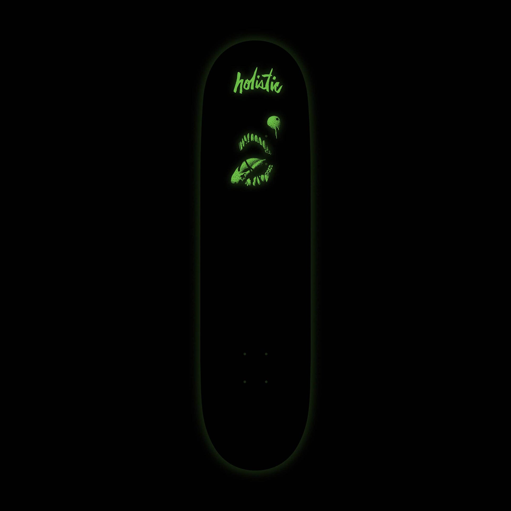 HOLISTIC DECK Holistic Skull Green Deck