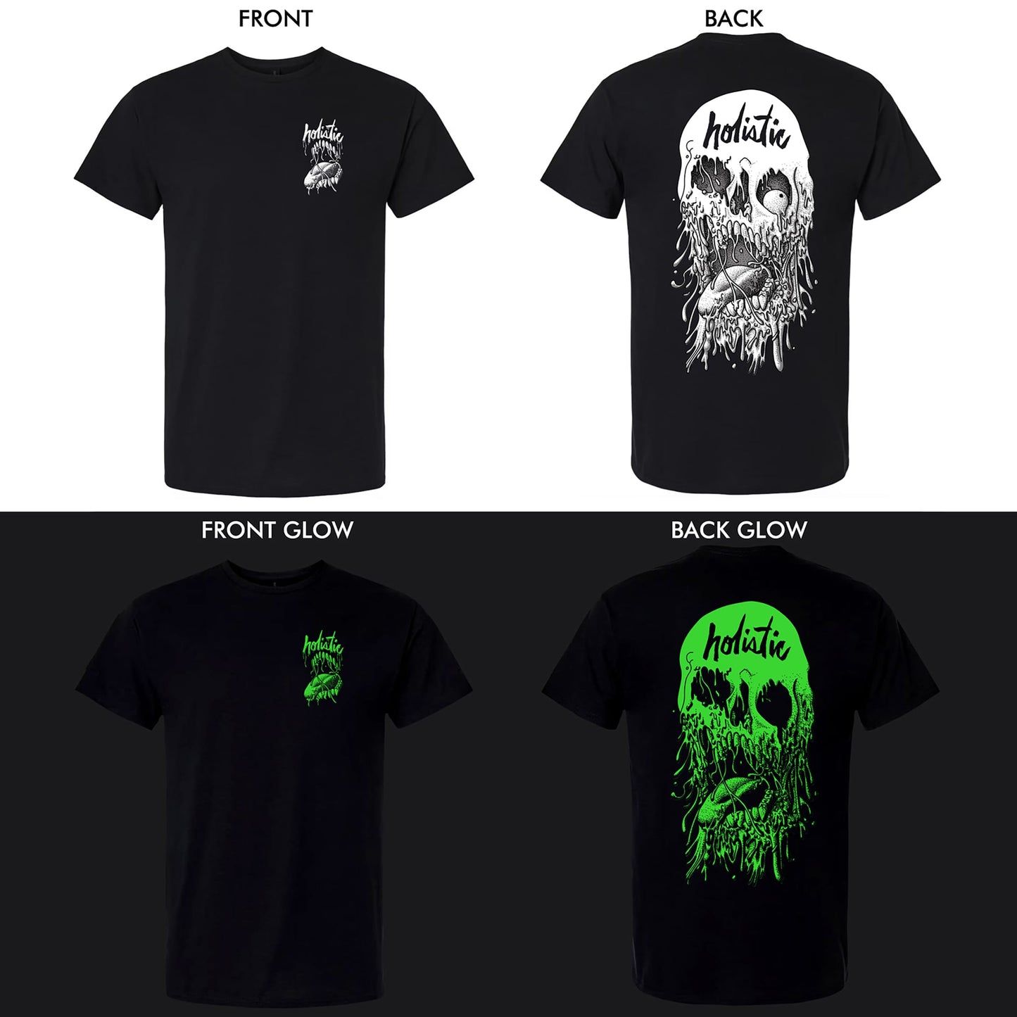 HOLISTIC T-SHIRT Holistic Skull Tee - Black