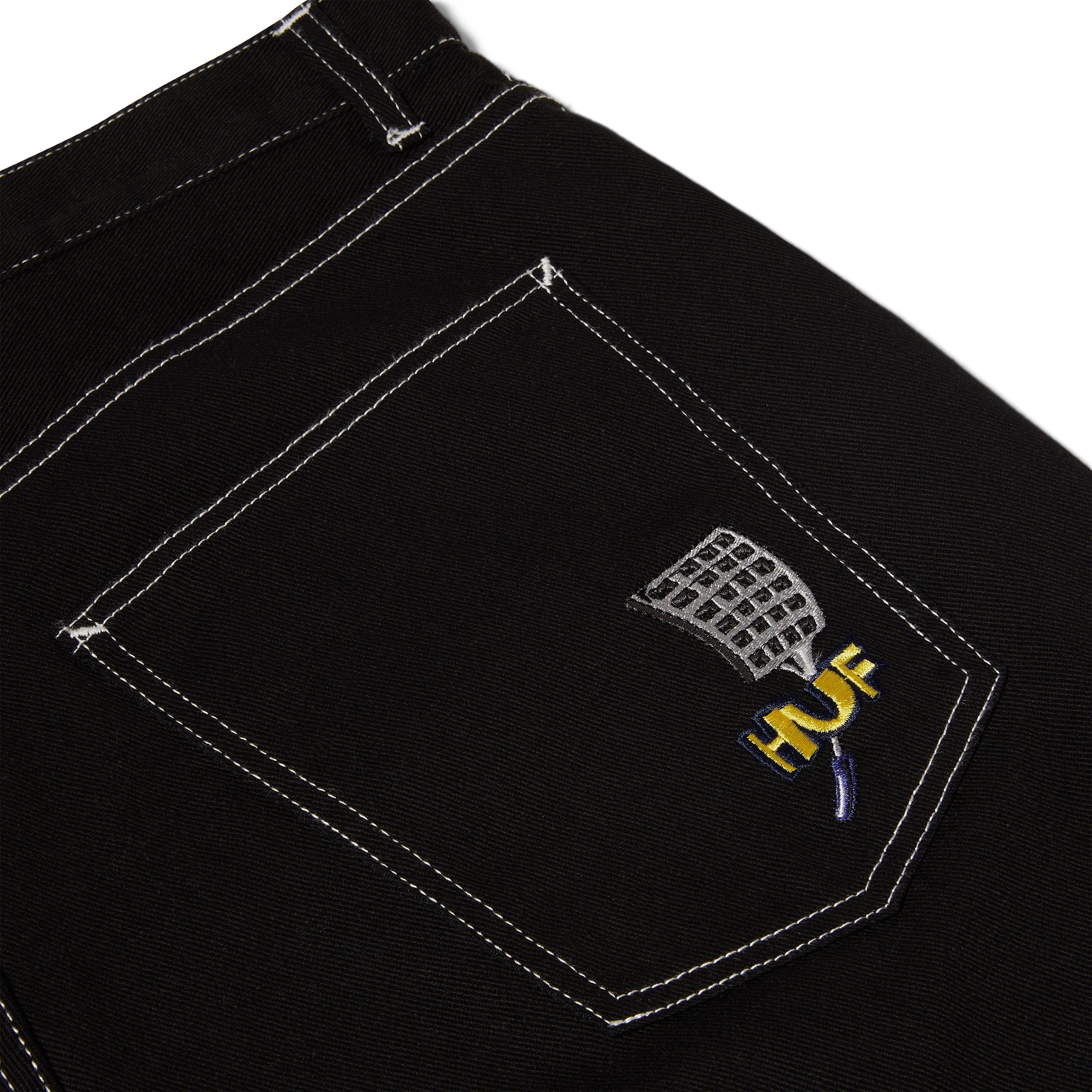HUF Bayview Short - Black – Holistic Skateshop