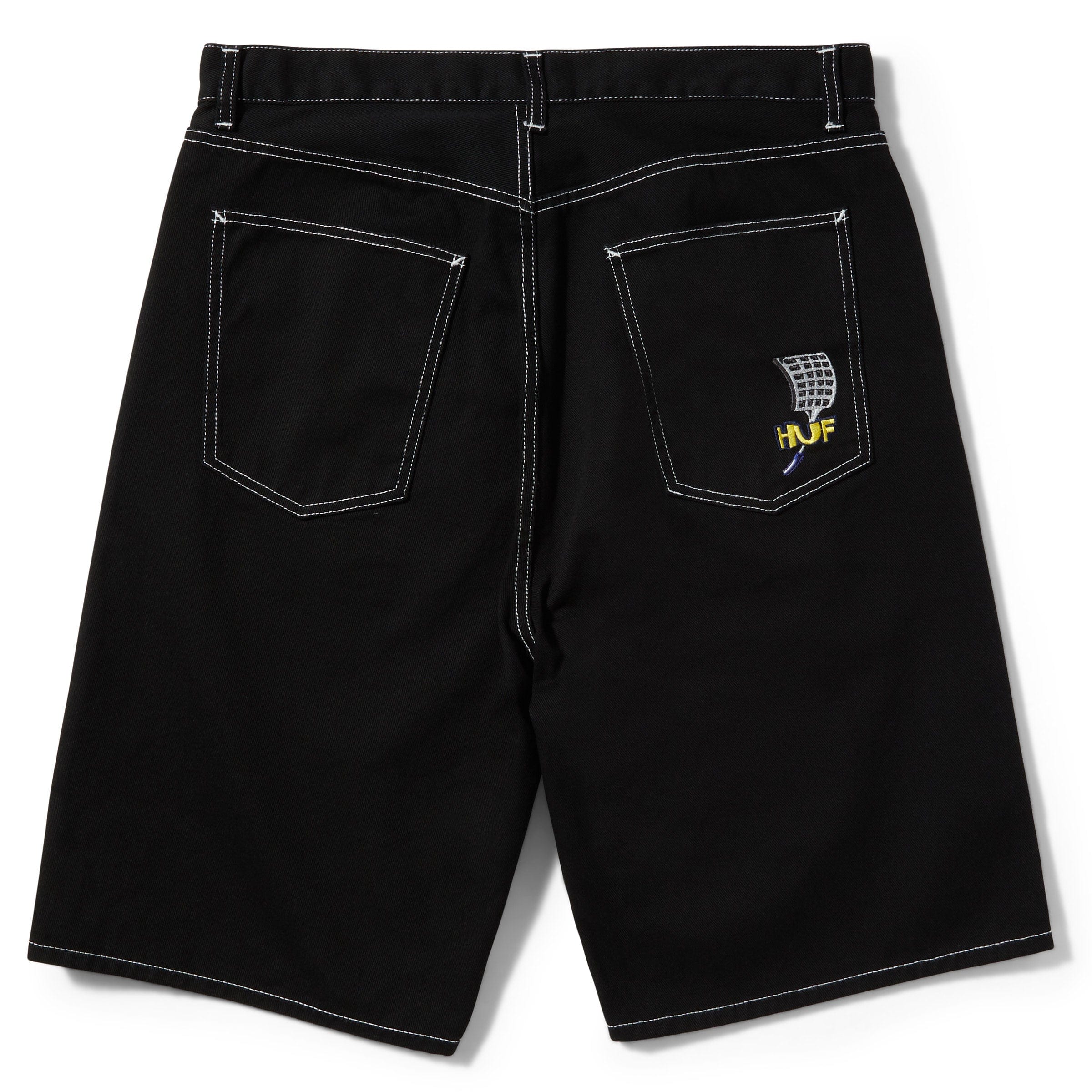 HUF Bayview Short - Black – Holistic Skateshop
