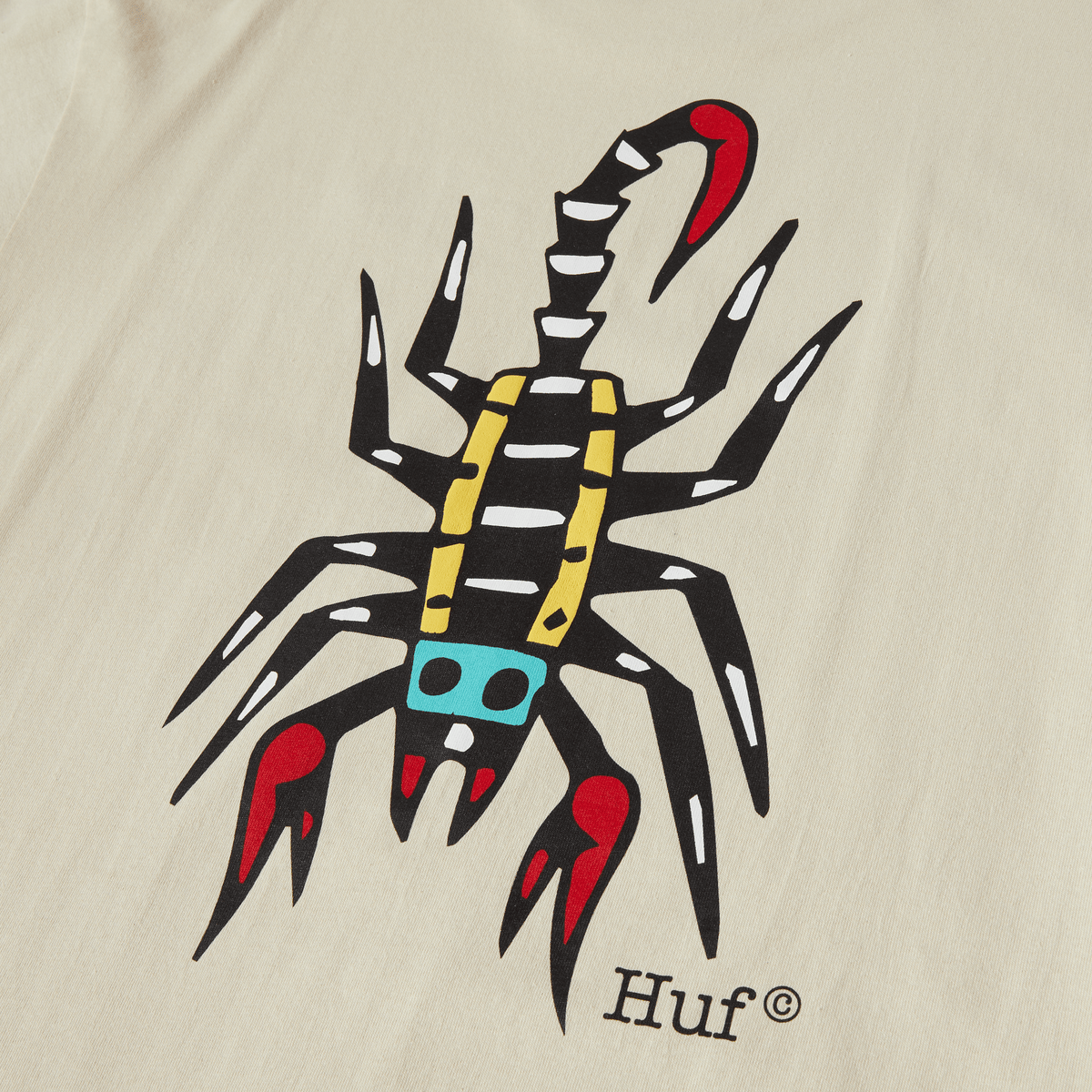 HUF T-SHIRT HUF Bledsoe Tee - Stone