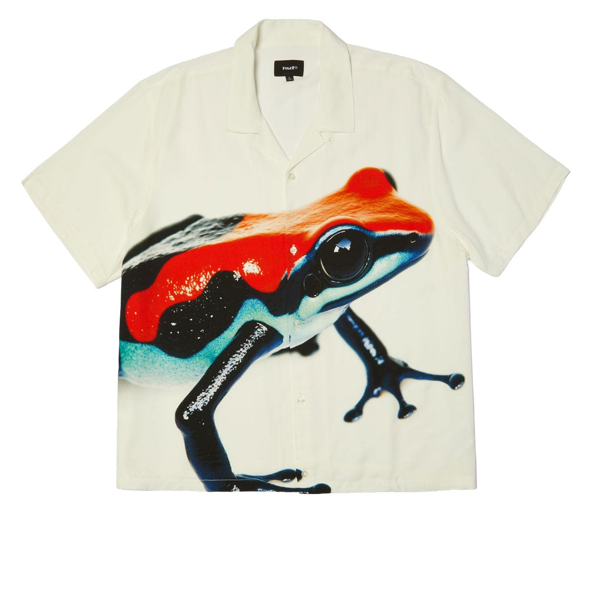 HUF SHORT SLEEVE SHIRT L HUF Darien Resort Short Sleeve Button Up - White Multi