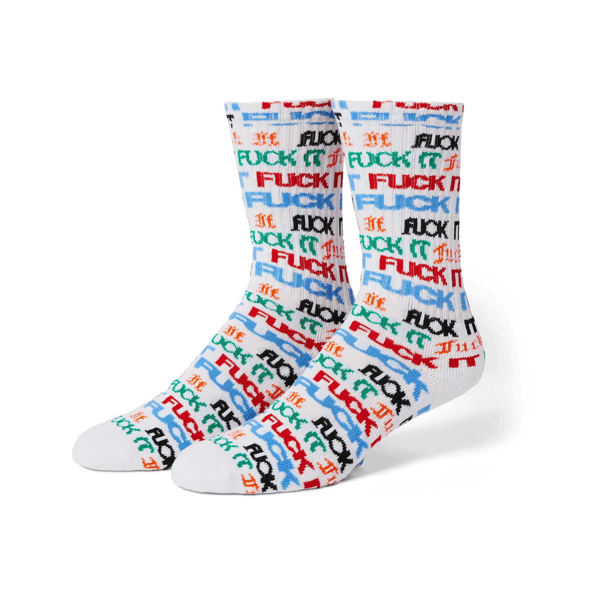HUF SOCKS HUF Fuck It Flyer Socks - White