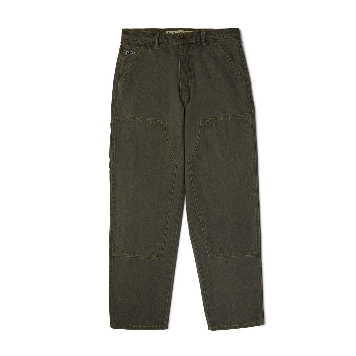 HUF PANTS HUF Kinda Loose Double Knee Jeans - Frost Grey