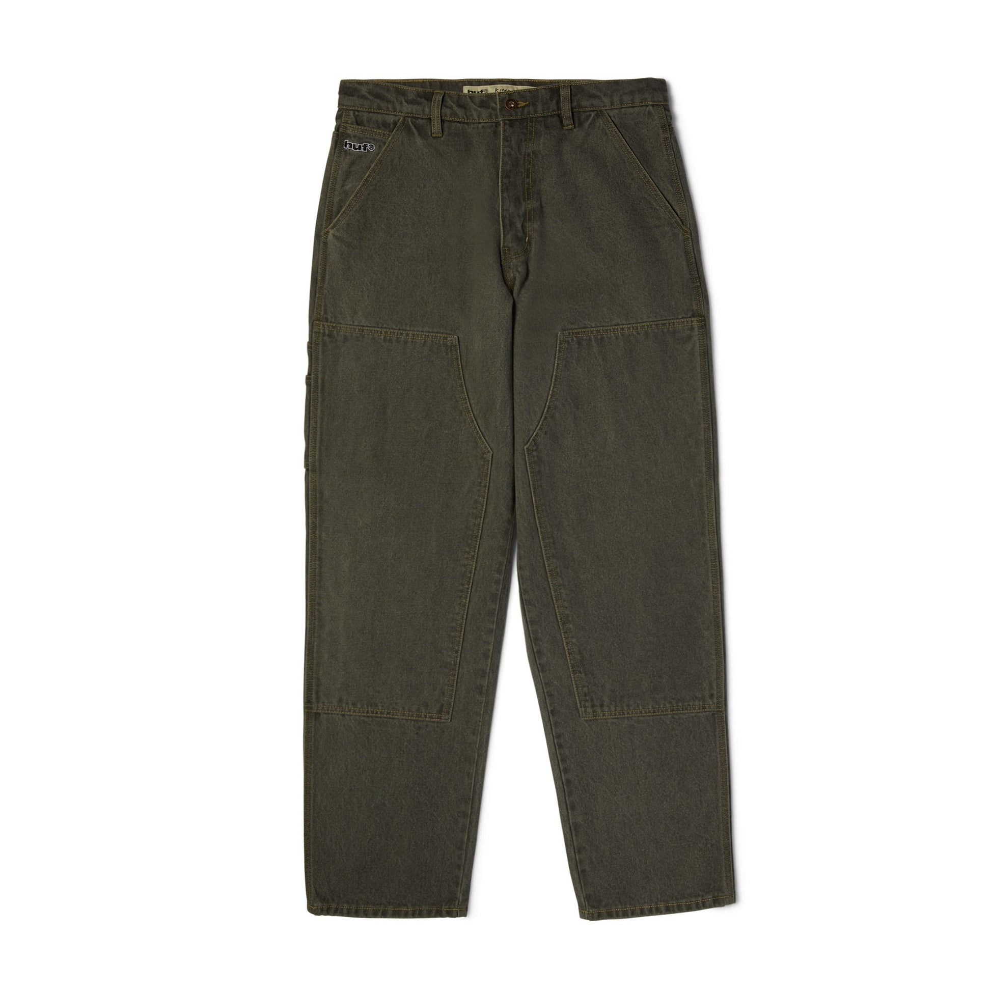 HUF PANTS HUF Kinda Loose Double Knee Jeans - Frost Grey
