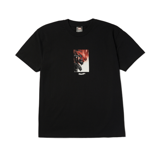 HUF T-SHIRT HUF Lookout Tee - (Spider-Man) Black