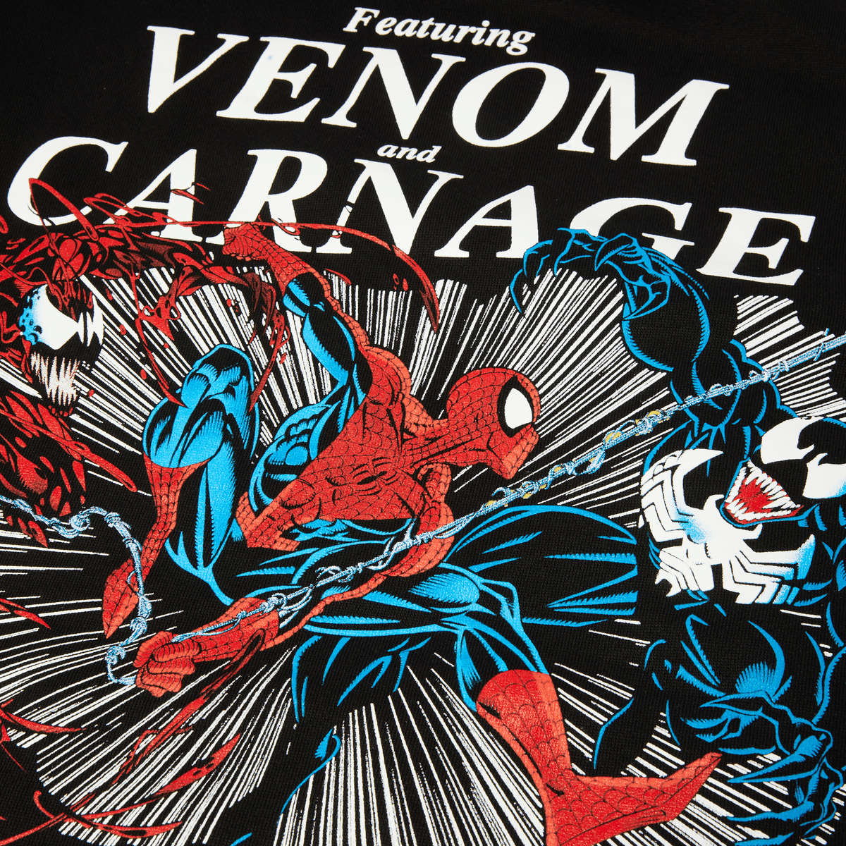 HUF HOODIE HUF Maximum Carnage Hoodie - (Spider-Man) Black