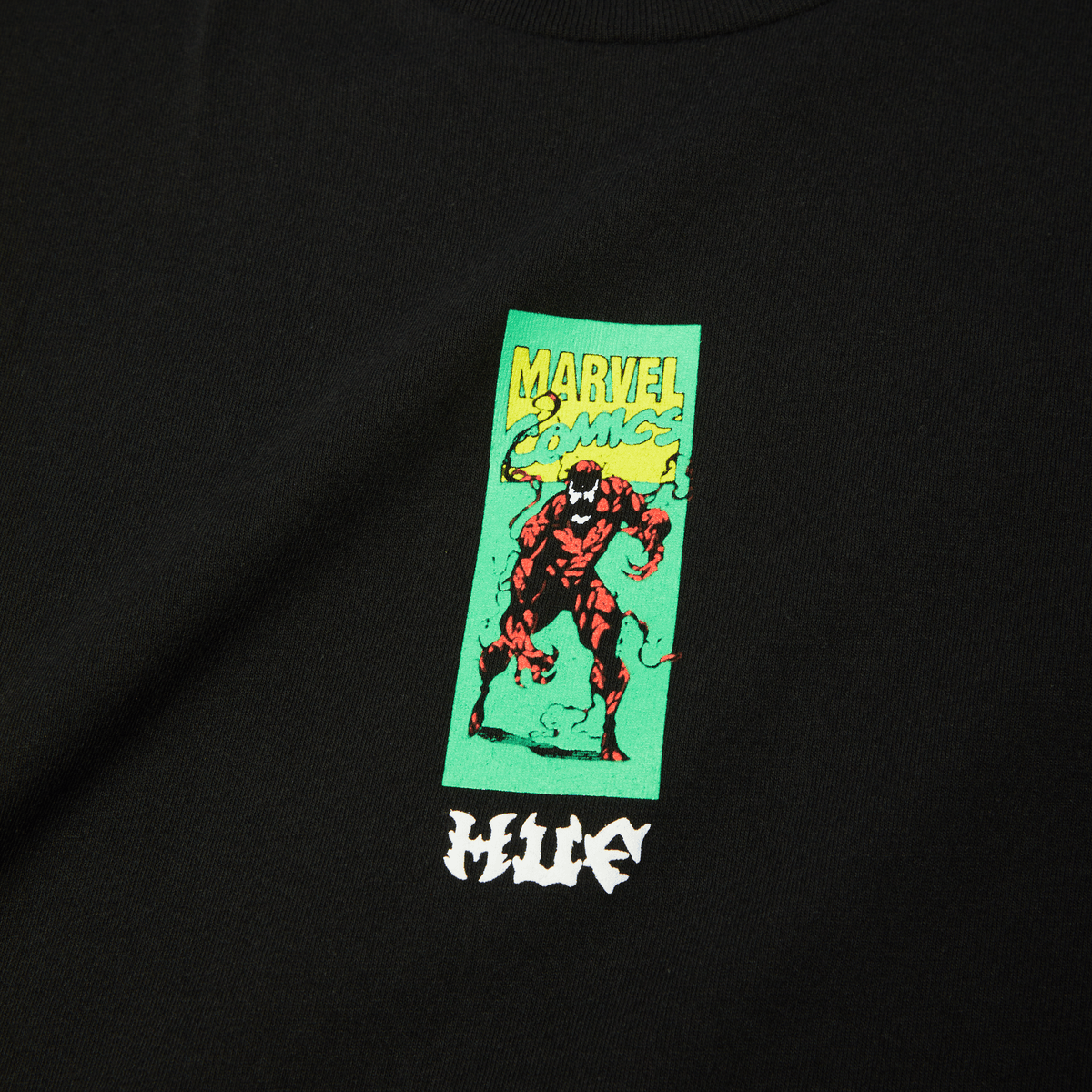 HUF T-SHIRT HUF Maximum Carnage Tee - (Spider-Man) Black