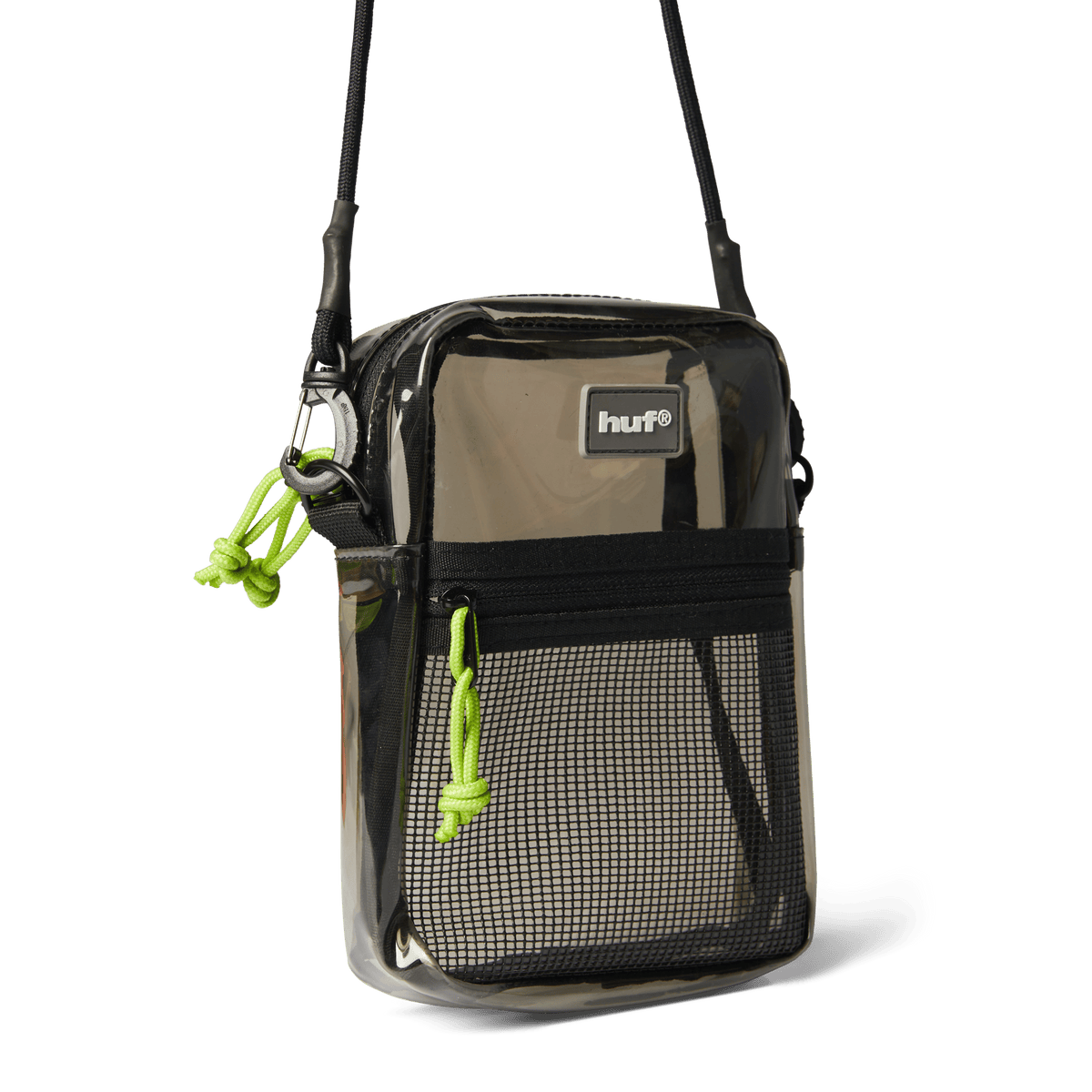 HUF BAG HUF Mercer Transparent Side Bag - Black