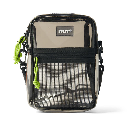 HUF BAG HUF Mercer Transparent Side Bag - Black