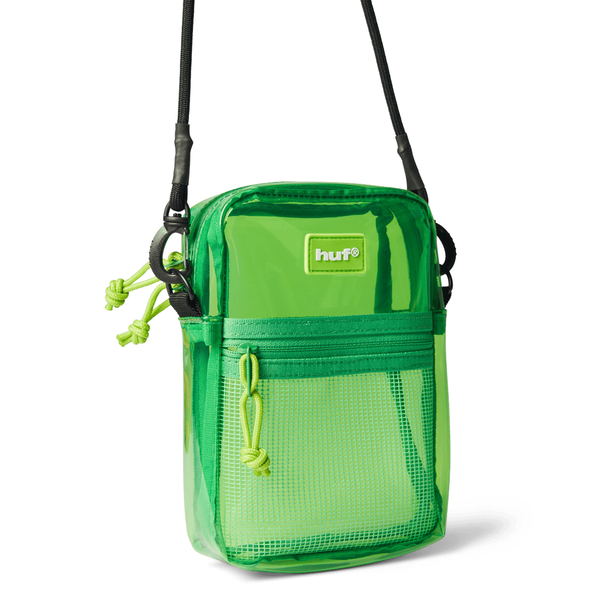 HUF BAG HUF Mercer Transparent Side Bag - Green