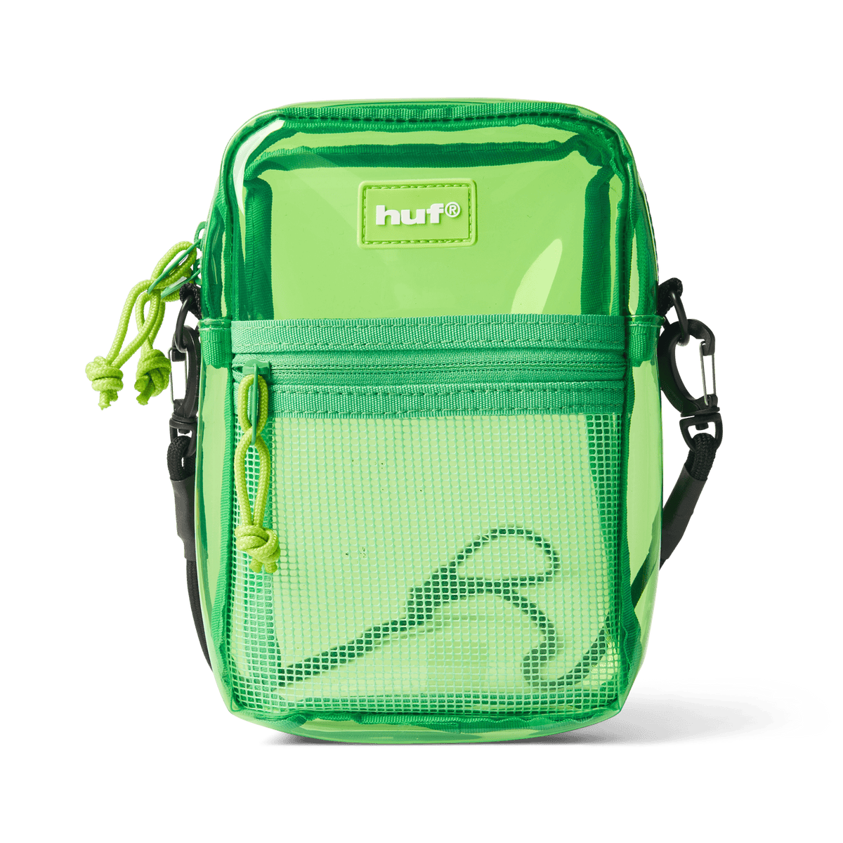 HUF BAG HUF Mercer Transparent Side Bag - Green