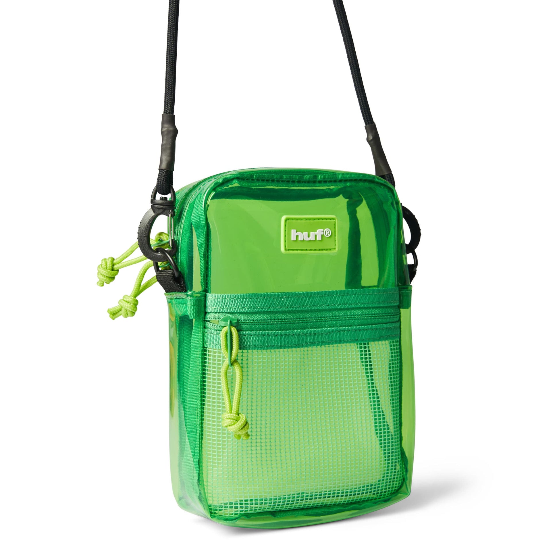 HUF BAG HUF Mercer Transparent Side Bag - Green
