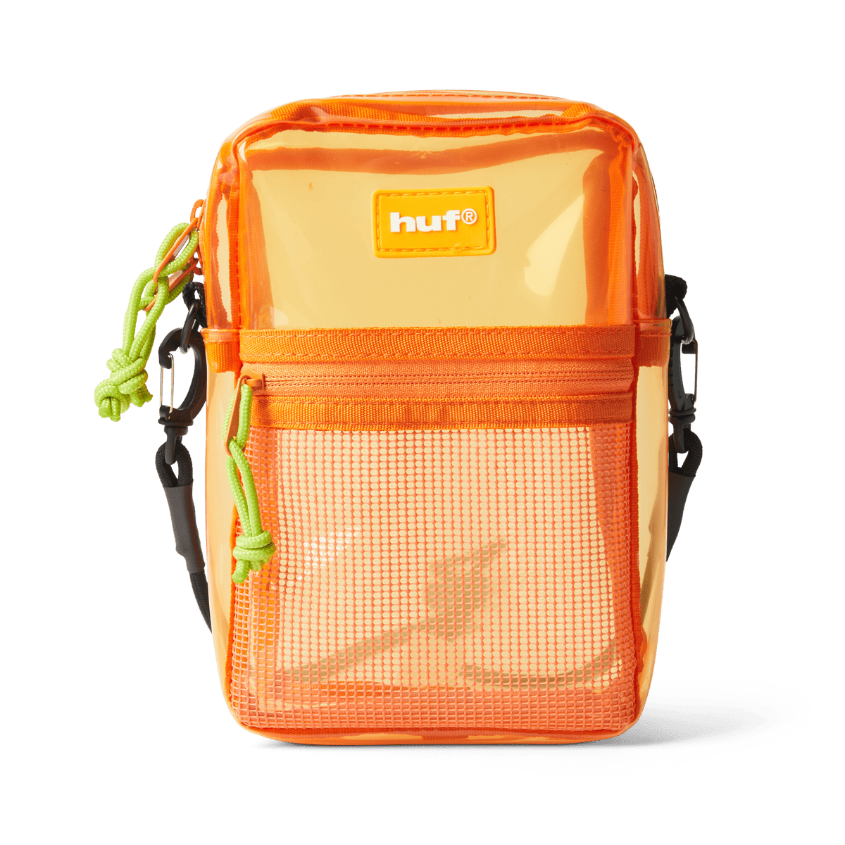 HUF BAG HUF Mercer Transparent Side Bag - Orange