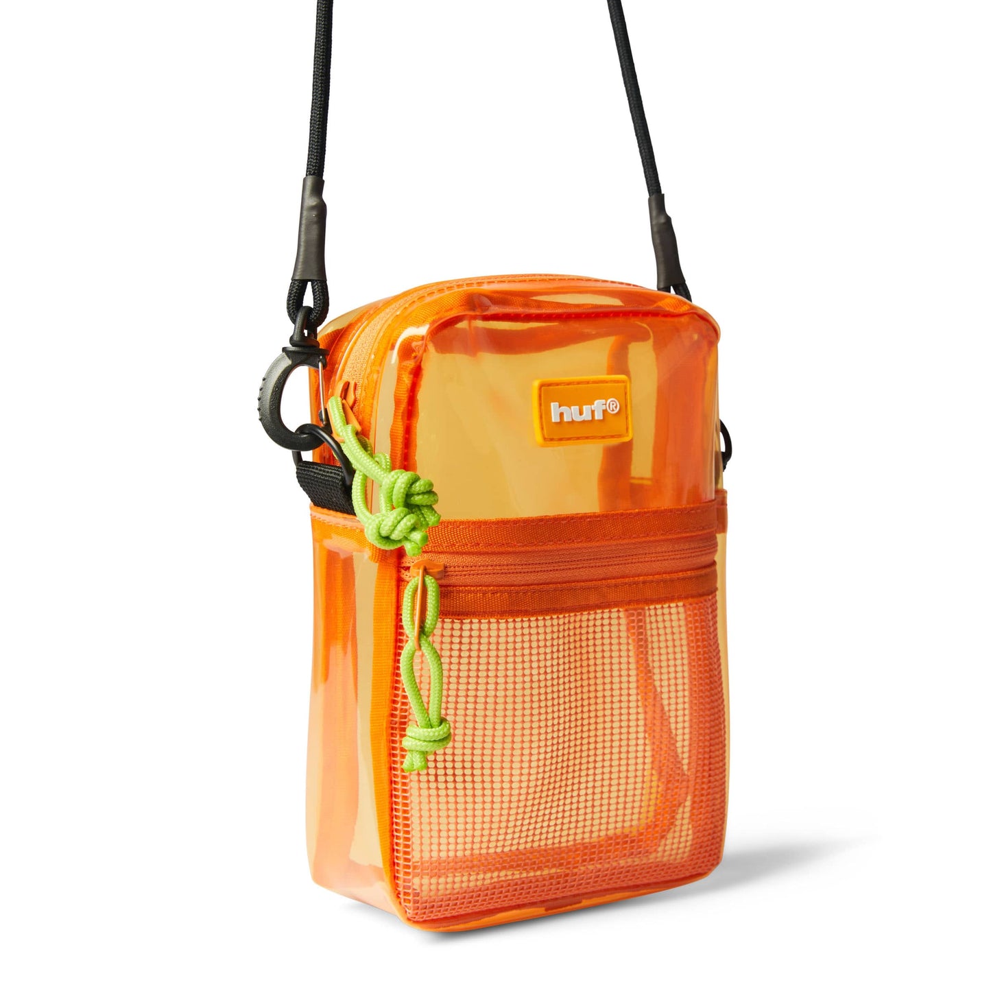 HUF BAG HUF Mercer Transparent Side Bag - Orange