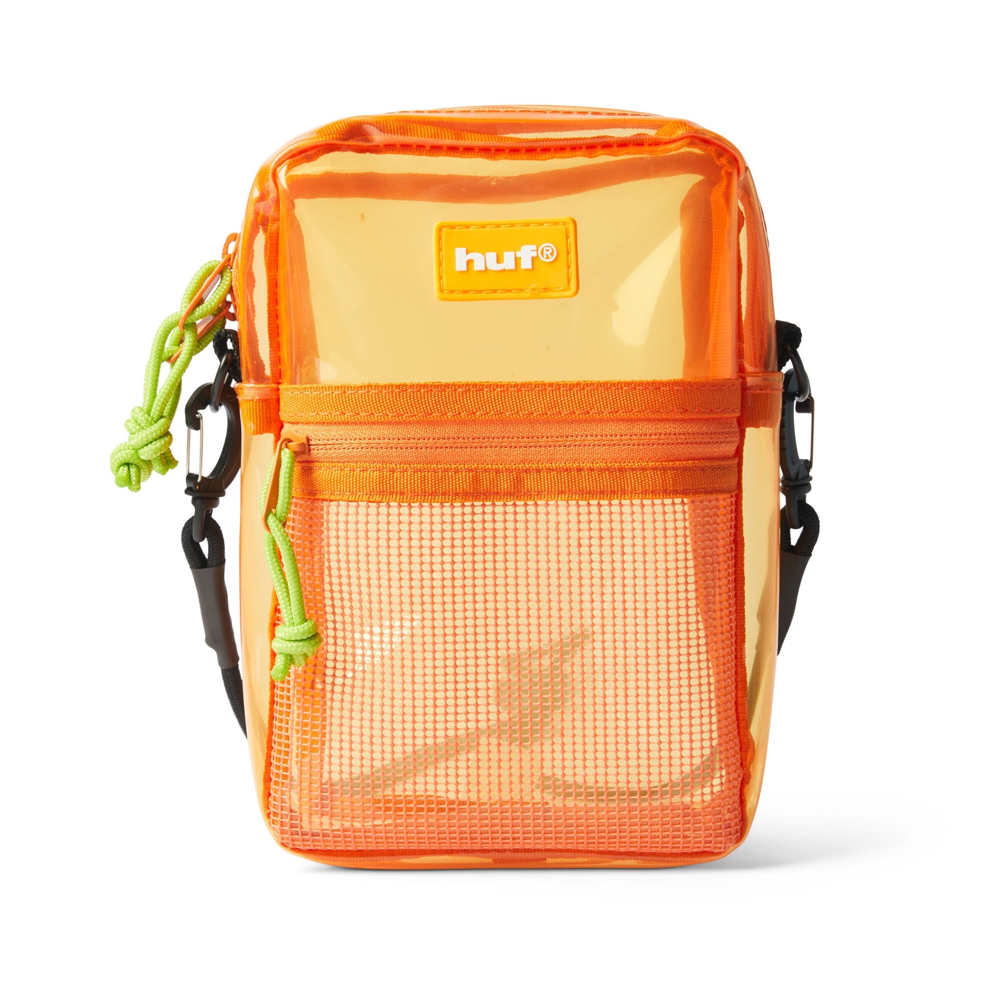 HUF BAG HUF Mercer Transparent Side Bag - Orange